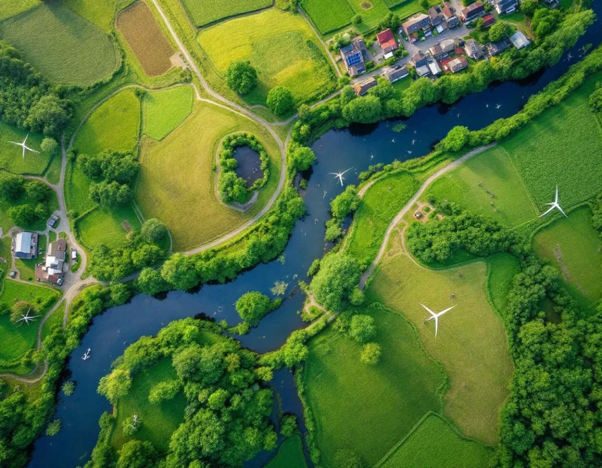 Le rôle des trames vertes et bleues dans l'aménagement rural durable